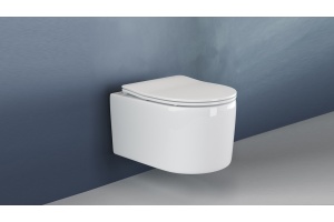 Унитаз подвесной Ceramica Nova Moments CN3003 с микролифтом, безободковый - 3