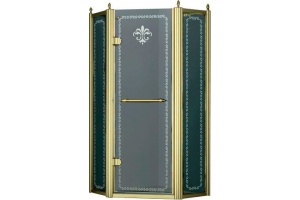 Душевой уголок Cezares Retro A P1 90 CP Br L - 2