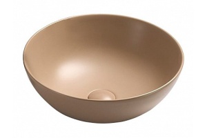 Раковина накладная CeramaLux NC 41.5 см капучино матовый (104MC-1)