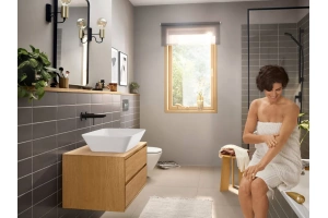 Смеситель для раковины Hansgrohe Rebris E черный матовый - 3