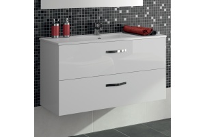 Тумба с раковиной Jacob Delafon Ola 100 белый блестящий