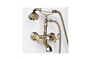 Смеситель для ванны Magliezza Classico золото (50106-3-do)