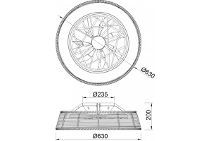 Светильник с вентилятором Mantra (люстры-вентиляторы) Indonesia 7810 - 3