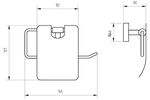 Держатель туалетной бумаги Veragio Largenta VR.LGT-1981.CR - 2