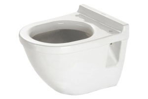 Чаша для подвесного унитаза Duravit Starck 3 белый, без сиденья (2202090000) - 2