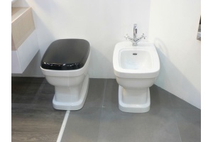 Унитаз приставной Simas Evolution с крышкой, белый (EVO01) - 2