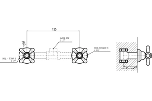 Смеситель для душа Rav Slezak Morava retro хром - 2