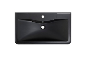 Раковина BelBagno 80х45.5 черный матовый (BB800/455-LV-ART-ALR-NERO) - 2