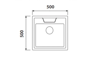 Мойка кухонная Kaiser KSS-5050 - 2