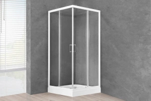 Душевой уголок Royal Bath HPD 90х90 профиль белый стекло прозрачное - 2