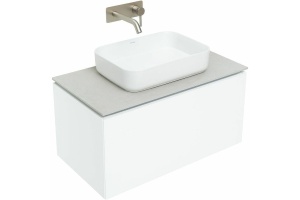 Тумба под раковину Allen Brau Infinity 85 белый матовый