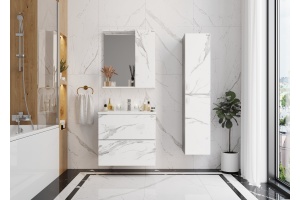 Тумба под раковину Onika Марбл 65 мрамор/камень бетонный (106548) - 2