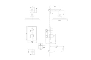 Душевой комплект Lemark Contest LM5822CW - 2