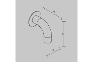 Бра Maytoni Outdoor O477WL-L2GF3K - 2