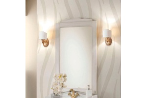 Зеркало Cezares Lorenzo bianco patinato