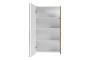 Зеркало-шкаф Misty Ива 45 левое светлое дерево - 2