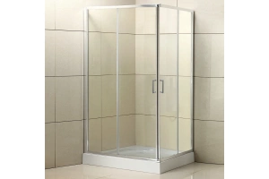 Душевой уголок BelBagno Uno 90х70 профиль хром стекло прозрачное 