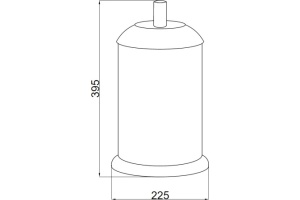 Ведро для мусора Boheme Murano хром глянцевый - 2