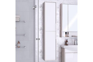 Шкаф-пенал Aquaton Рико 30 белый-светлое дерево - 3