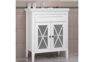 Тумба с раковиной Opadiris Палермо 70 белый матовый