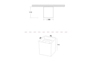Потолочный светильник Maytoni Alfa C015CL-01W - 2
