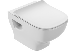 Комплект Система инсталляции для унитазов Geberit Duofix UP320 111.300.00.5 + Чаша для унитаза подвесного Jacob Delafon Struktura EDF102-00 + Кнопка смыва - 2