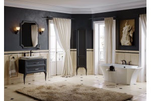 Шкаф-пенал Aqwella 5 stars LaDonna черный - 3