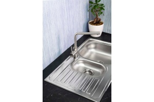 Смеситель для кухни Omoikiri Nakagawa нержавеющая сталь (4994319) - 2