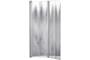 Шторка на ванну Vincea VSB-12114CH-L 114 см, L, профиль хром, стекло шиншилла - 3