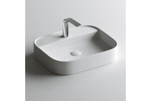 Раковина накладная Ceramica Nova Element 55х45 белый - 2