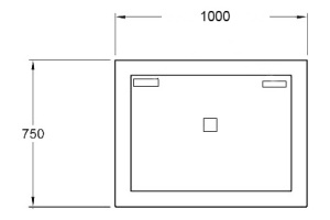 Зеркало в ванную Sanvit Матрикс 100 см (zmatrix100) - 2