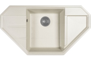 Мойка кухонная Bamboo Крона 910 белая