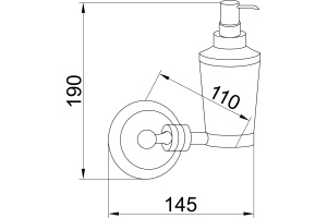 Дозатор Boheme Hermitage Bronze 10337 - 2
