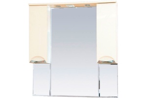 Зеркало Misty Жасмин 105 с подсветкой, бежевая эмаль