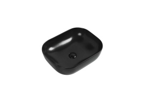 Раковина керамическая накладная AM110-T-MB, цвет чёрный матовый