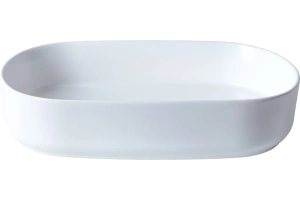 Раковина накладная Allen Brau Fantasy Oval 55х36 белый матовый - 2