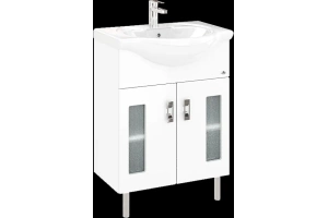 Тумба под раковину Onika Кристалл 60 белый 