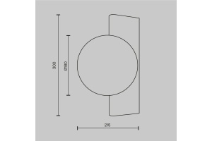 Бра Maytoni Avant-garde MOD324WL-01B - 3