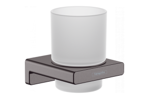 Стакан для зубных щеток Hansgrohe AddStoris шлифованный черный хром