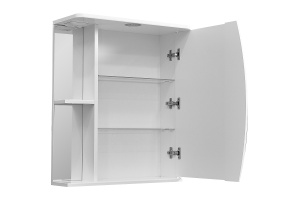 Зеркало-шкаф Stella Polar Волна Лана 60 R с подсветкой белый - 3