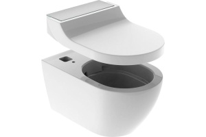 Унитаз подвесной Geberit AquaClean Tuma Comfort 146.294.FW.1 вставка нерж. сталь - 2