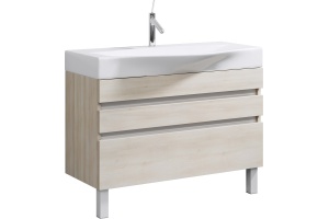 Тумба для комплекта Aqwella 5 stars Бергамо 100 напольная, акация