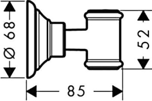 Настенный держатель Axor  (16325000) - 2