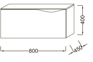 Тумба под раковину Jacob Delafon  (EB2004-P6) - 2