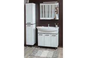 Шкаф-пенал Sanflor Толедо венге, северное дерево светлое, L - 2