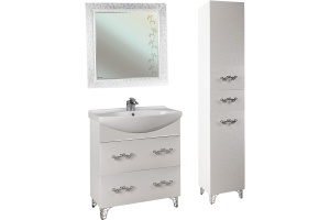 Мебель для ванной Bellezza Маргарита 75 белая - 2