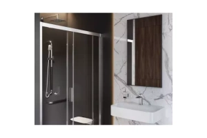 Зеркало Excellent Kuadro 100х50 черное матовое - 2