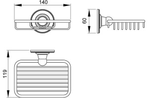 Мыльница Timo Nelson 160023/02 антик - 2