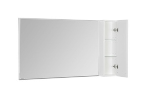 Зеркало-шкаф Aquaton Диор 120 R с подсветкой и подогревом белый - 2