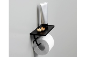 Держатель туалетной бумаги Wasserkraft K-1525 с полкой для телефона - 2